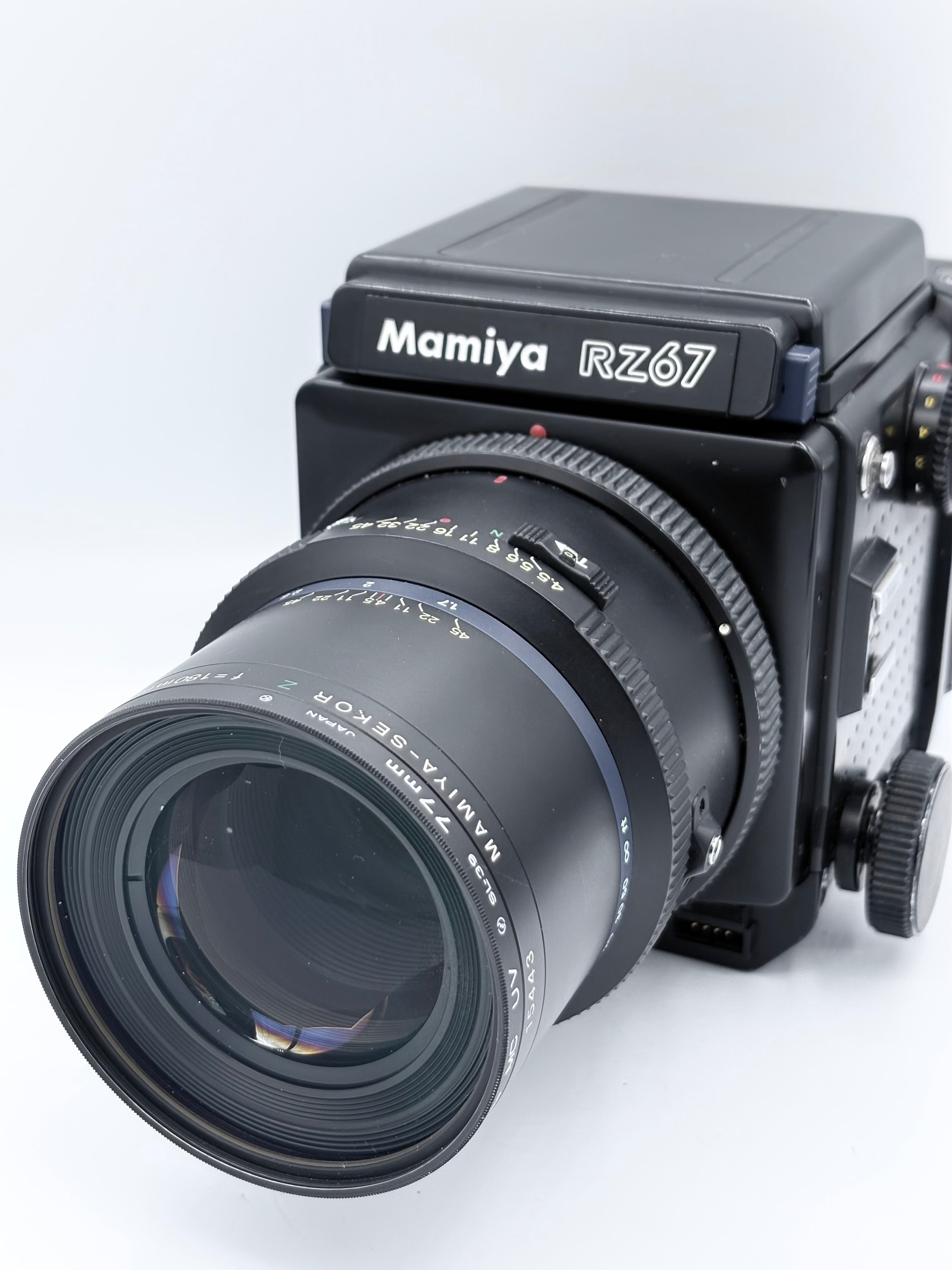 Mamiya RZ6/ PROFESSIONAL & Sekor Z 180mm f4.5 SN: H125223 & 15443