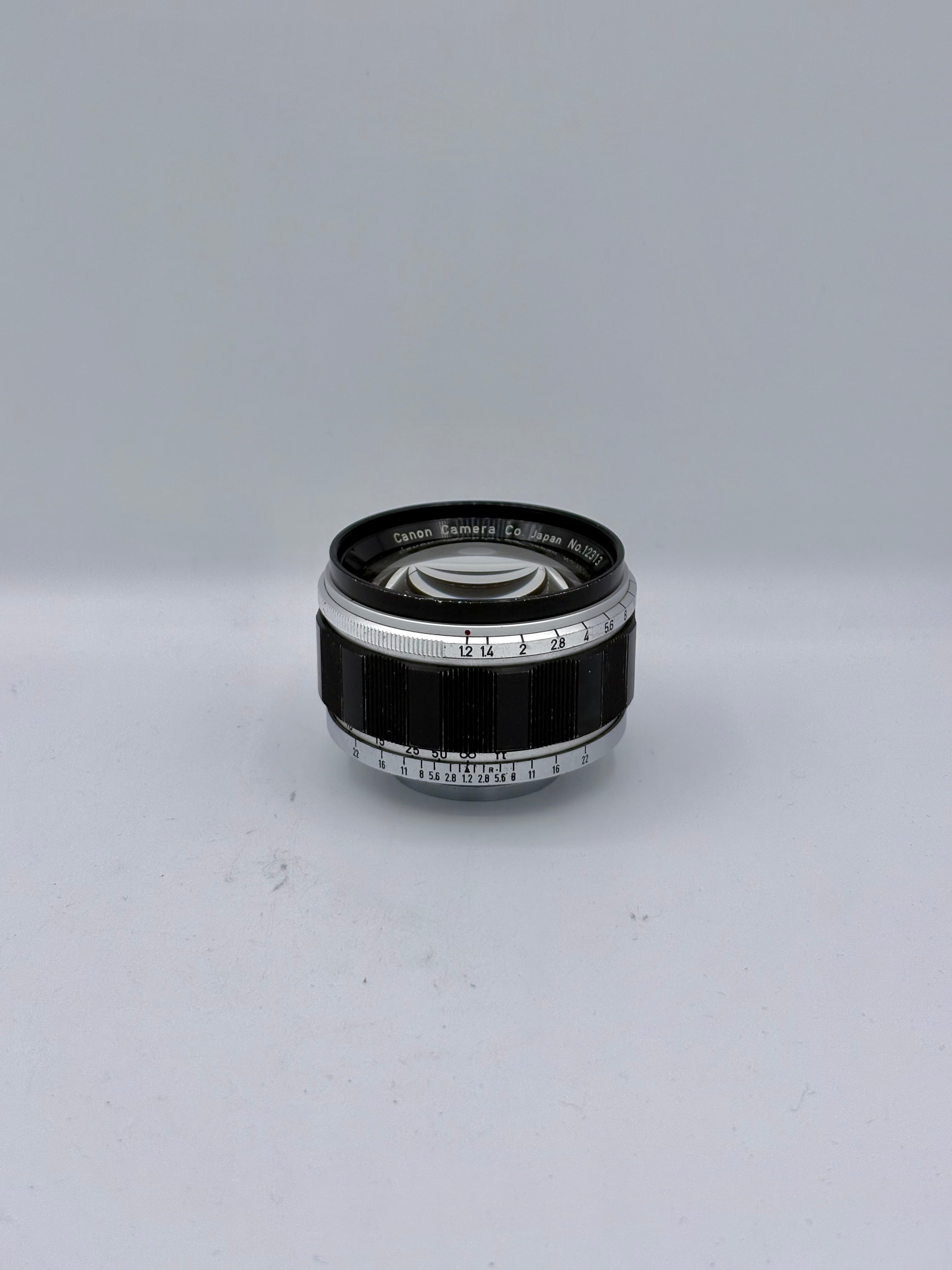 Canon 50/1.2 L39 Lens SN:12313