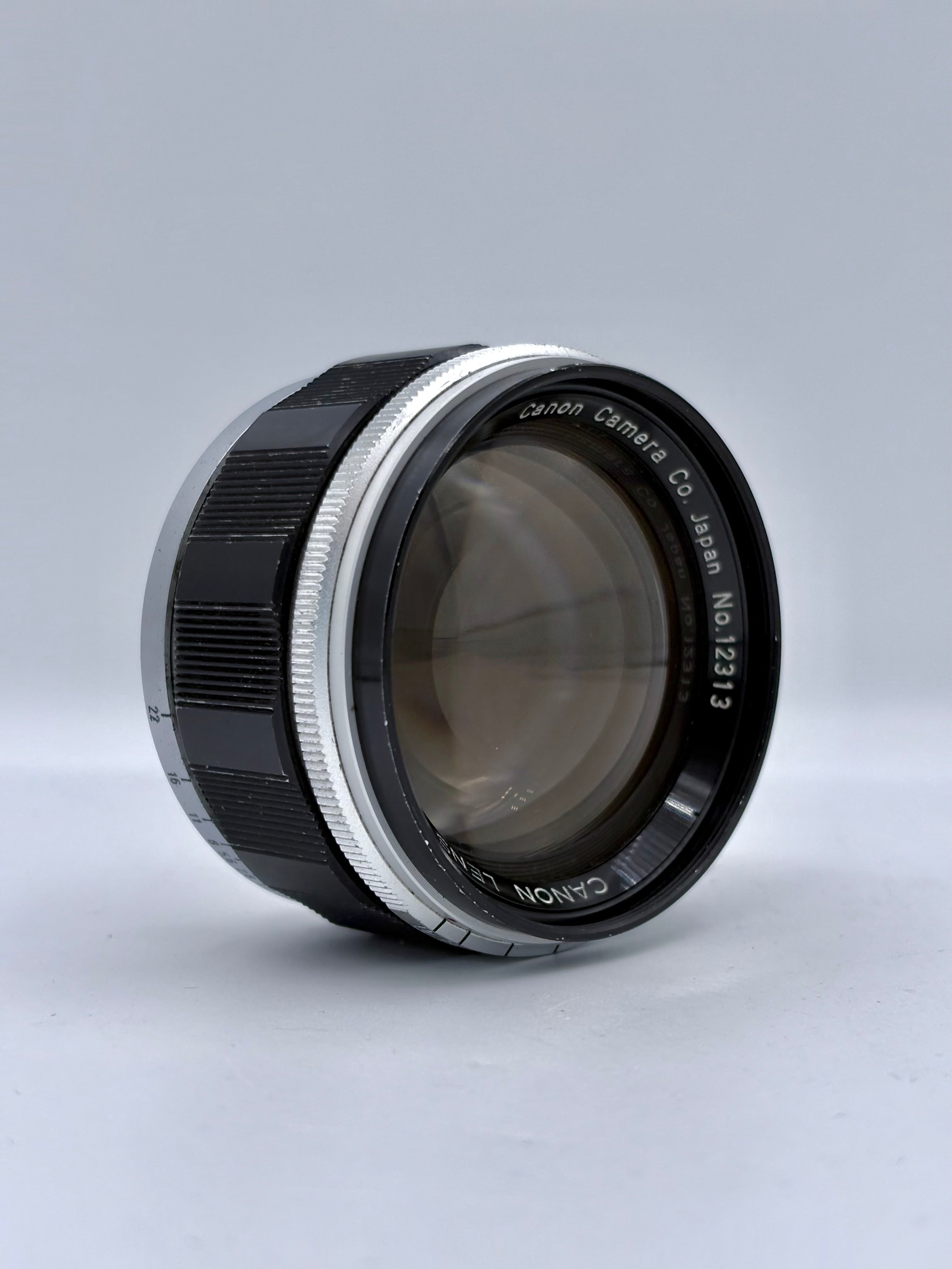 Canon 50/1.2 L39 Lens SN:12313