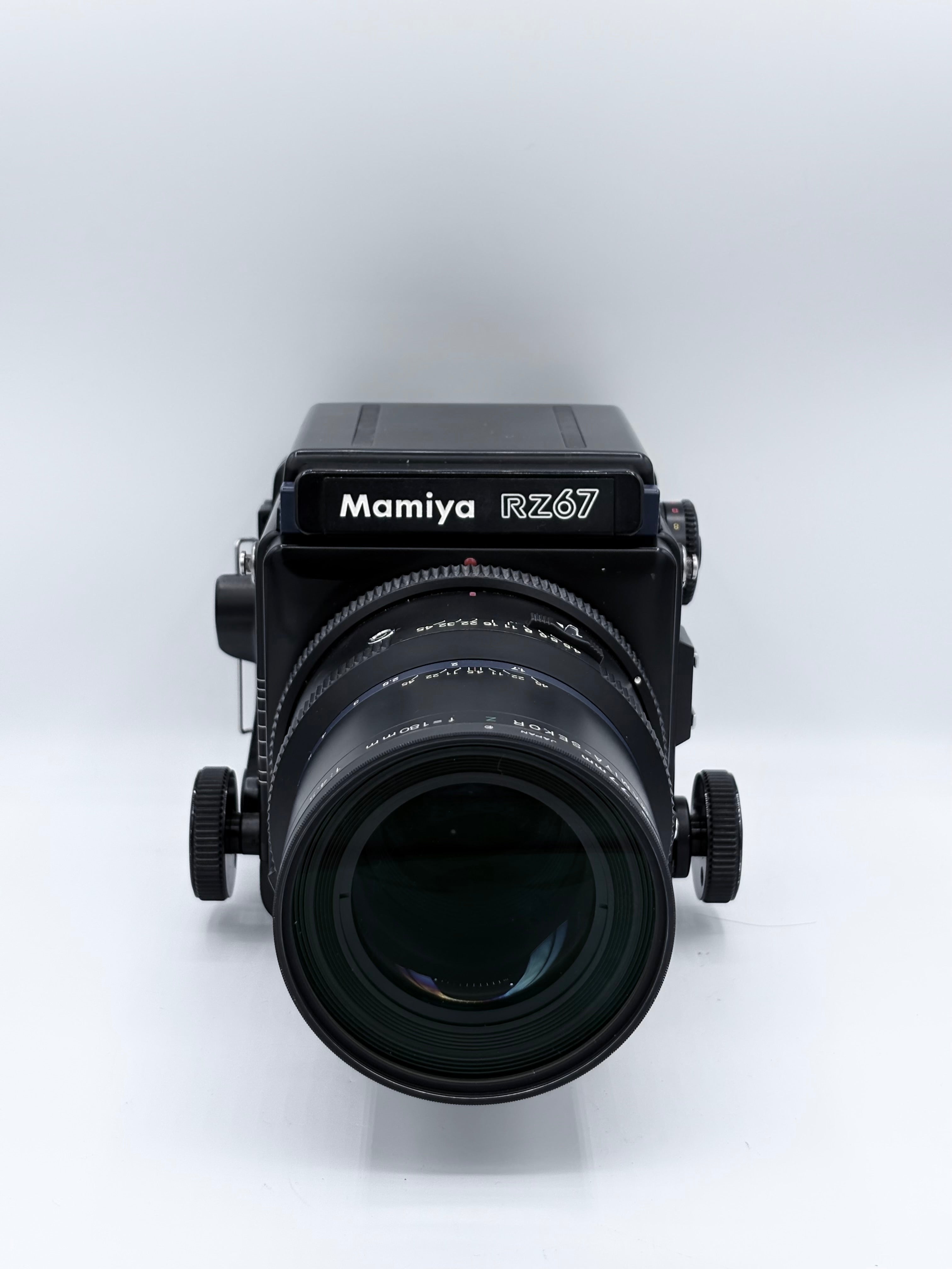 Mamiya RZ6/ PROFESSIONAL & Sekor Z 180mm f4.5 SN: H125223 & 15443
