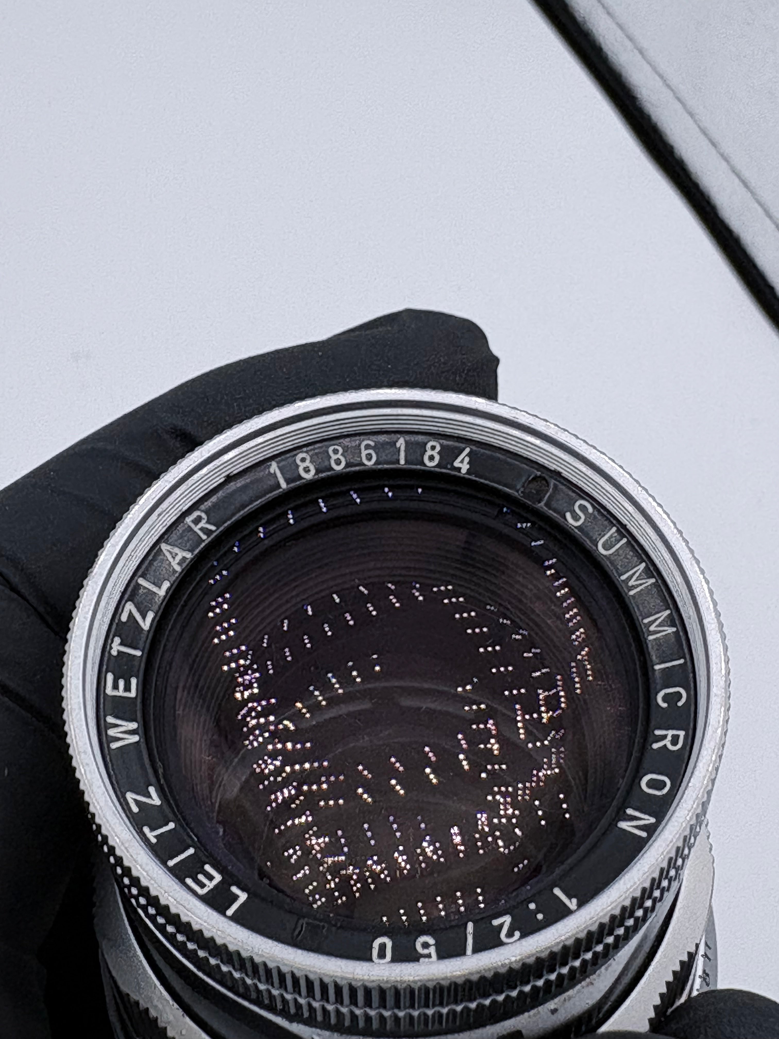 Leica Summicron 50/2 Rigid SN: 1886184