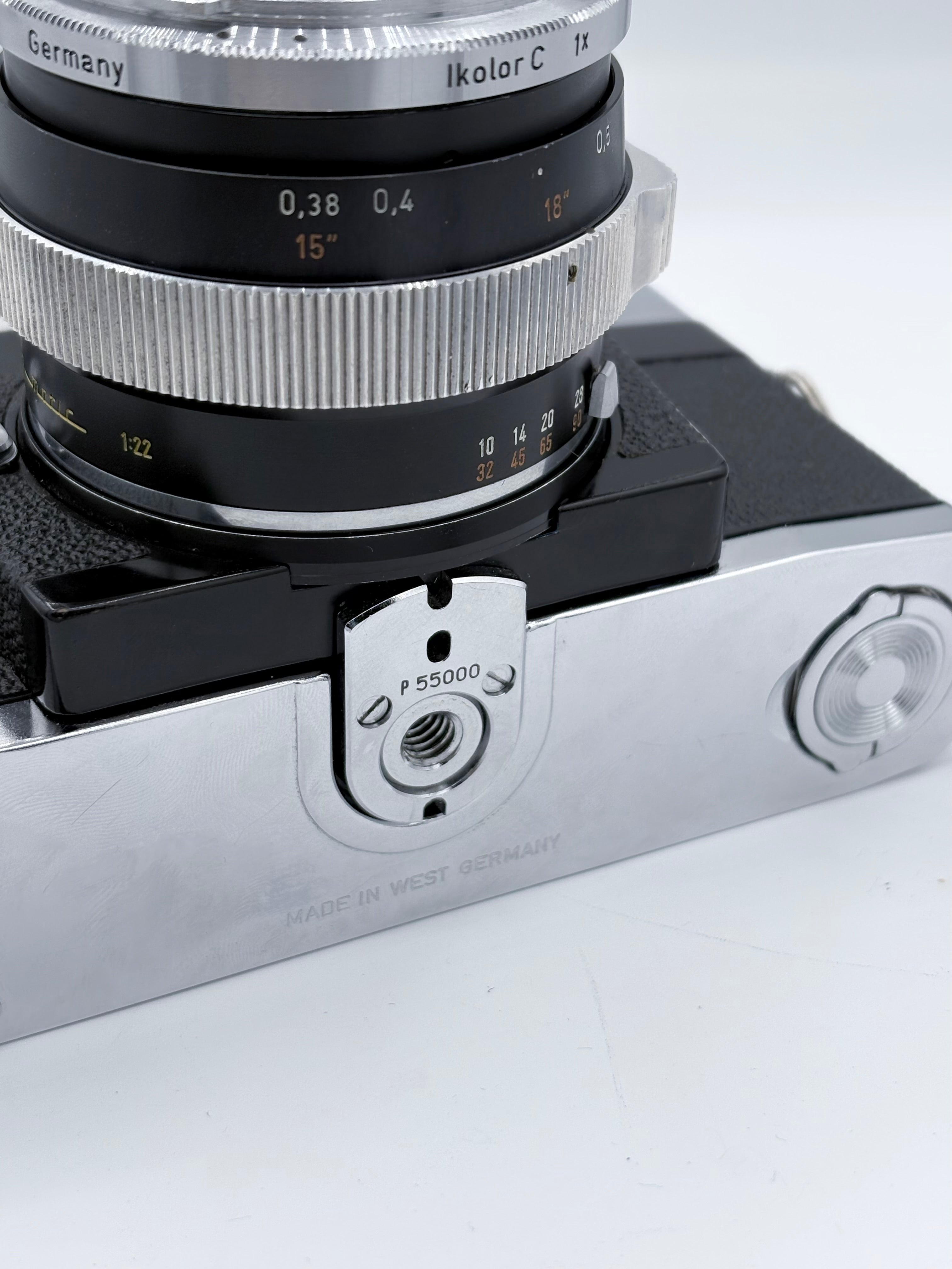  Contarex Super SN: 55000 & 50/2 Planar SN: 4803827