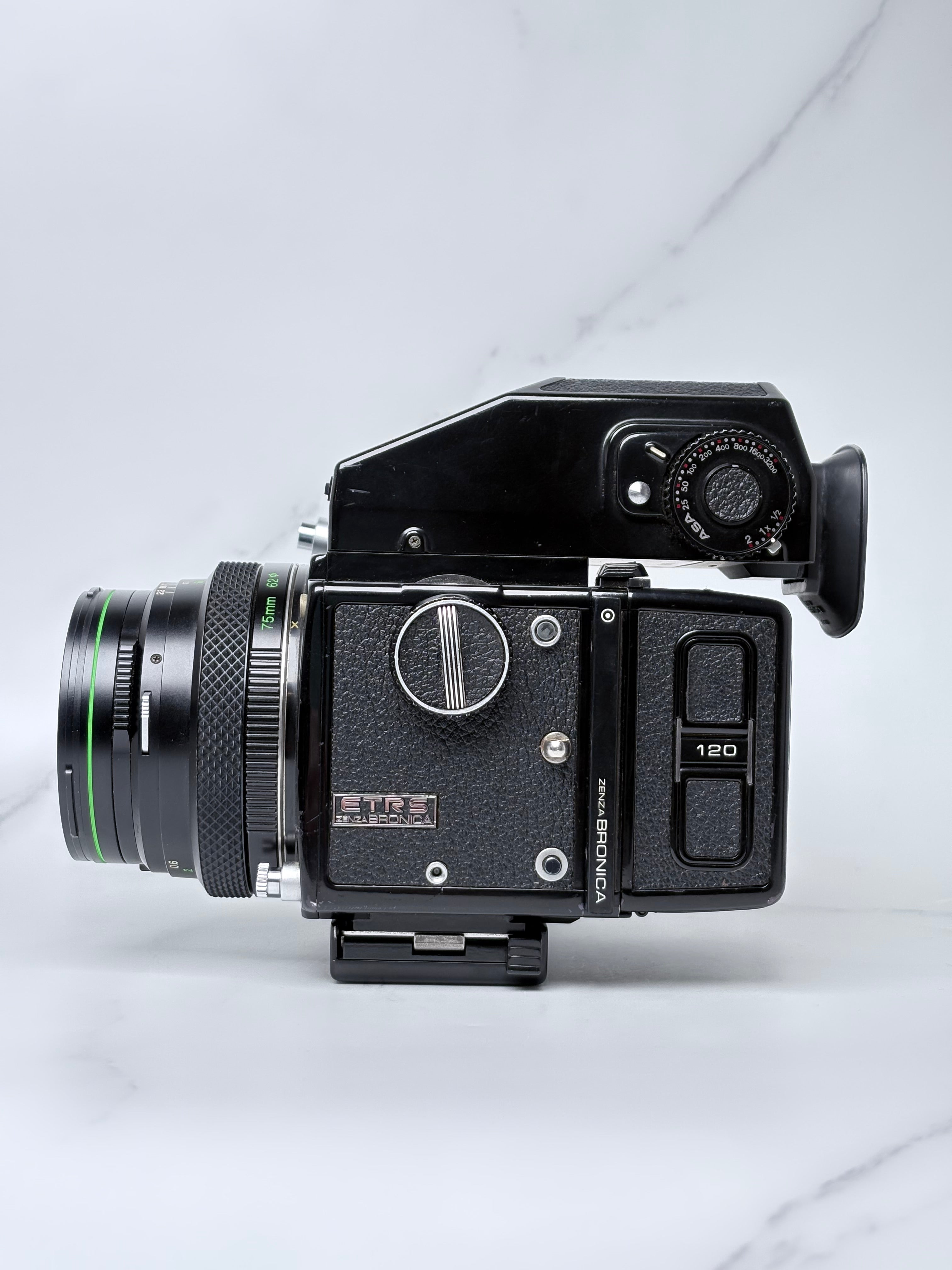 Zenza Bronica AE-II & 75mm Lens Set SN:7091274