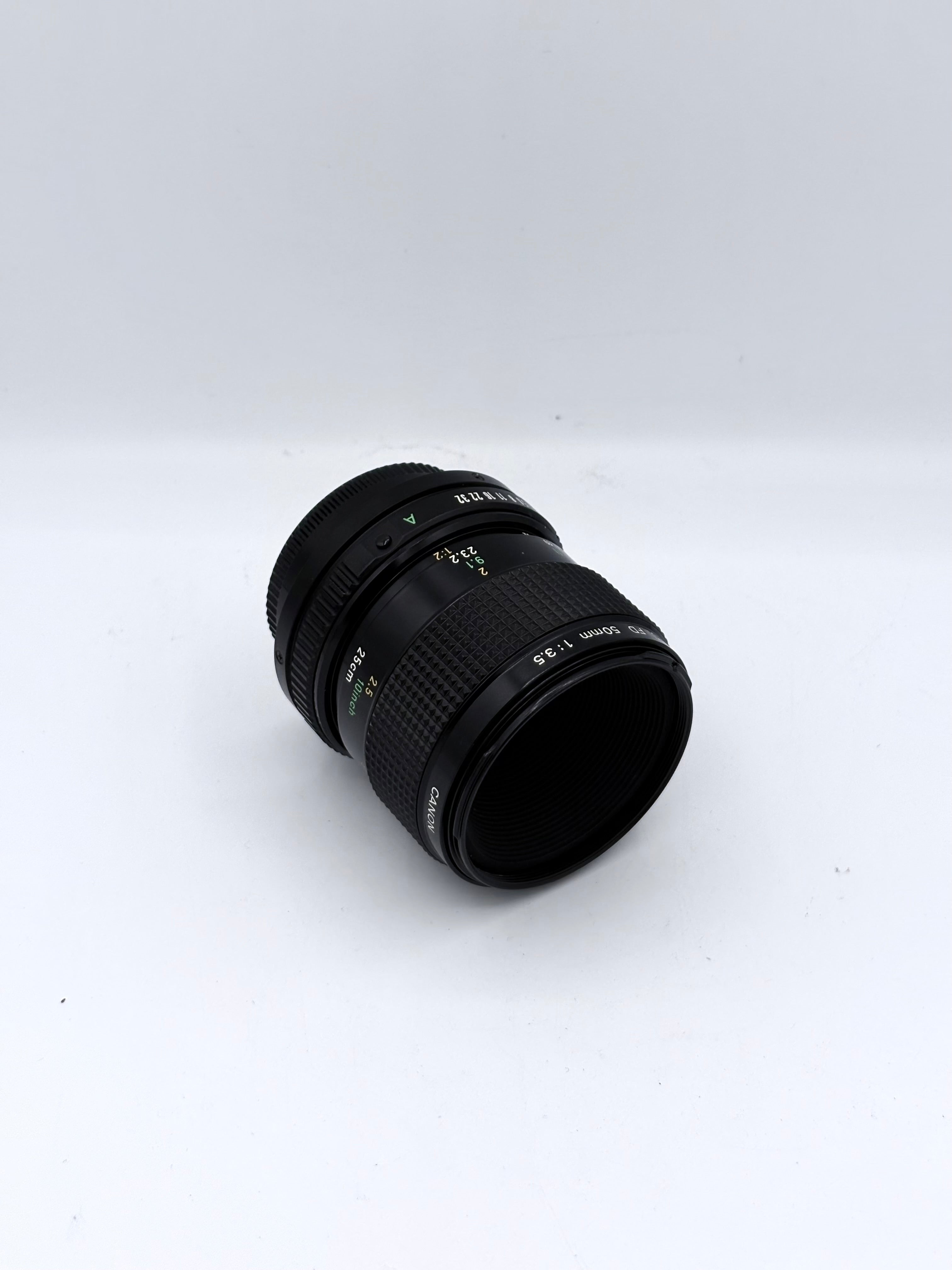 Canon MACRO FD 50/3.5 SN:108744