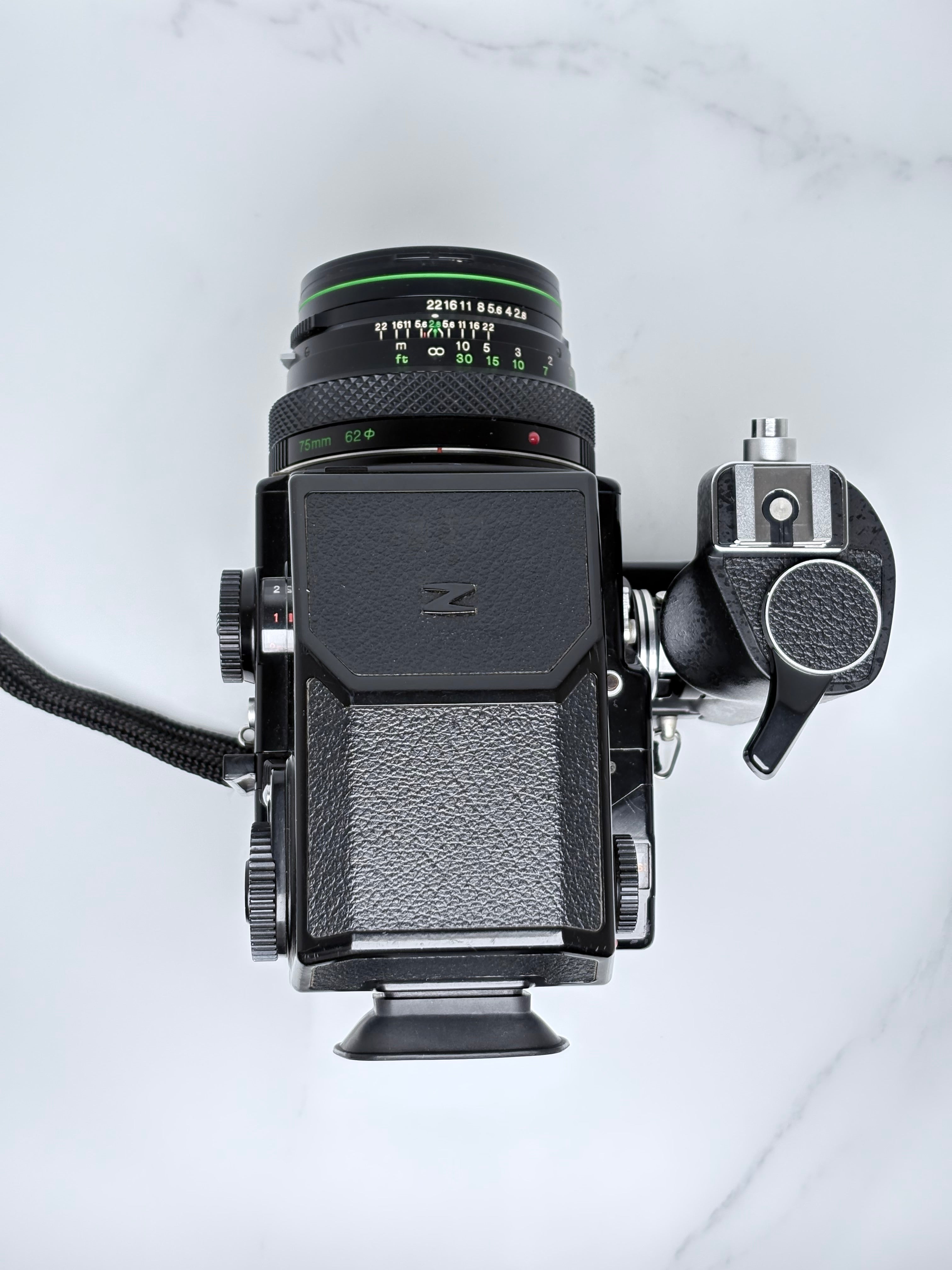 Zenza Bronica AE-II & 75mm Lens Set SN:7091274