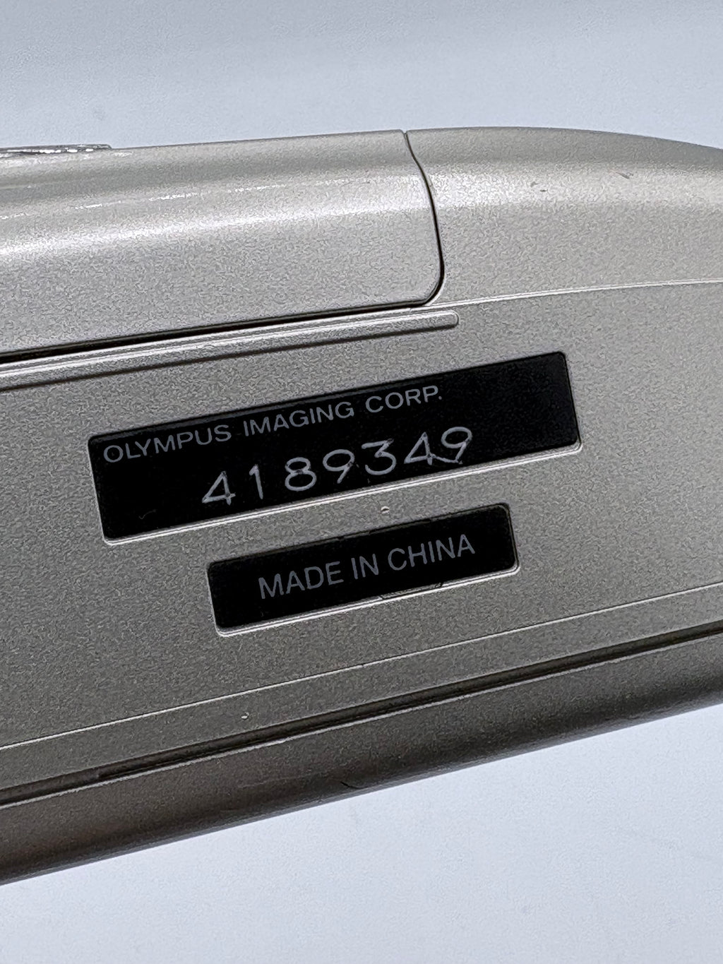 Olympus MJU III 150 SN: 4189349