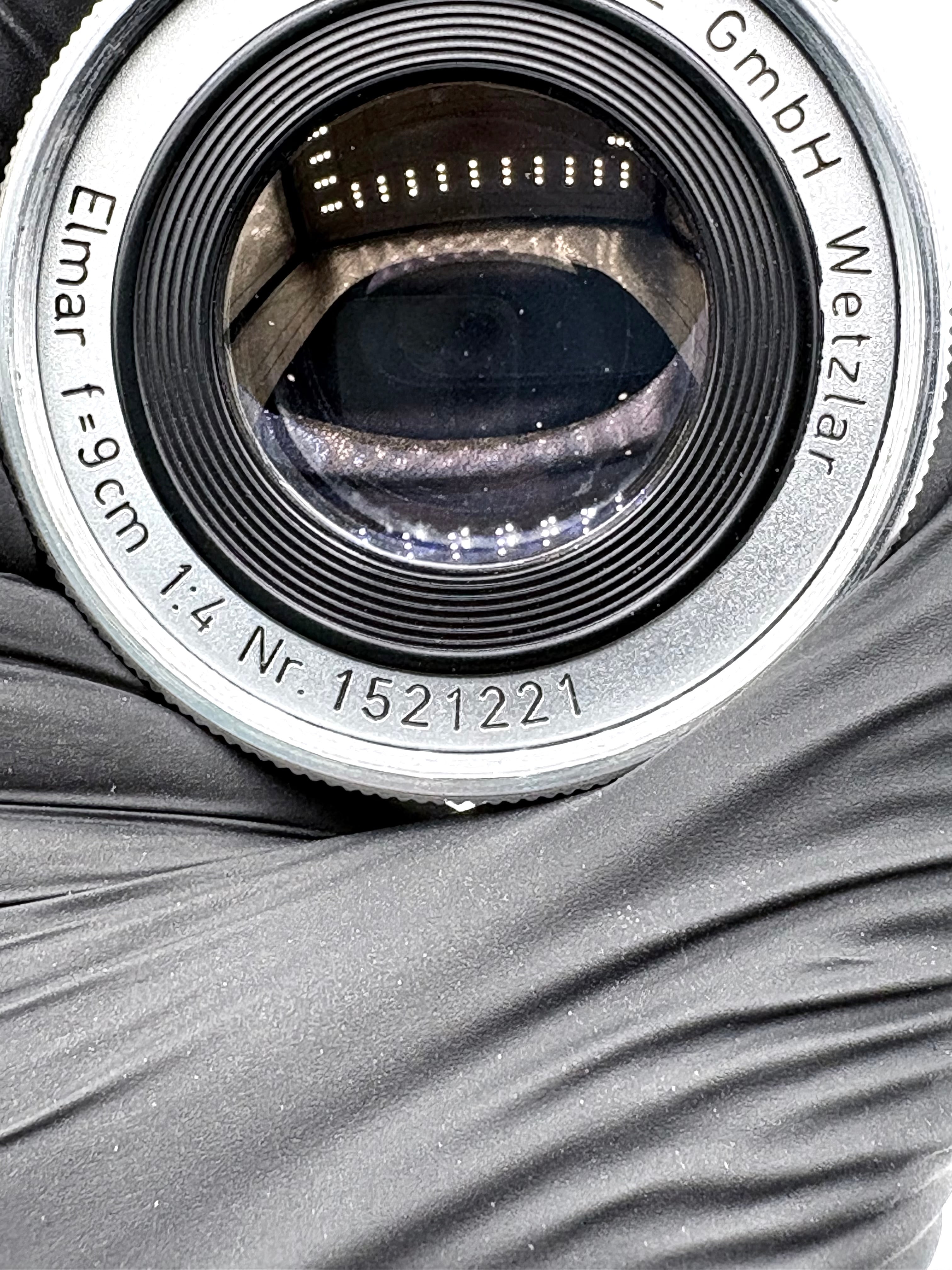Leica Elmar-M 9cm 90mm f/4 SN: 1521221